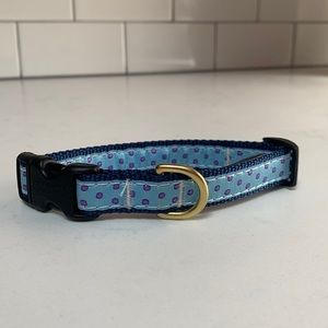 Up Country Blue and Purple Dot Dog Collar - New!